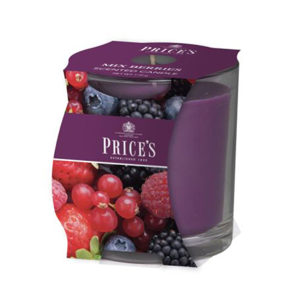Price's Mixed Berries Cluster Jar Candle Extra Image 1